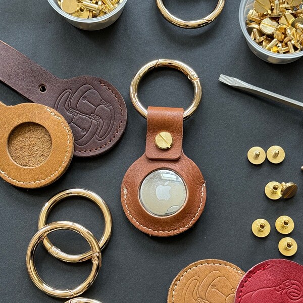 Coach Stamped Keychain Etsy