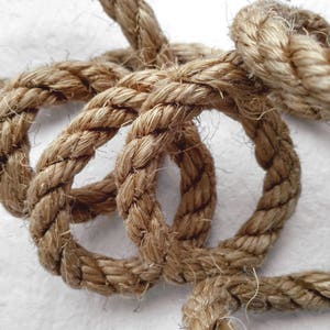Camel Looped Rope Light Brown Sisal Rope, Dyed Camel Color: 1/4