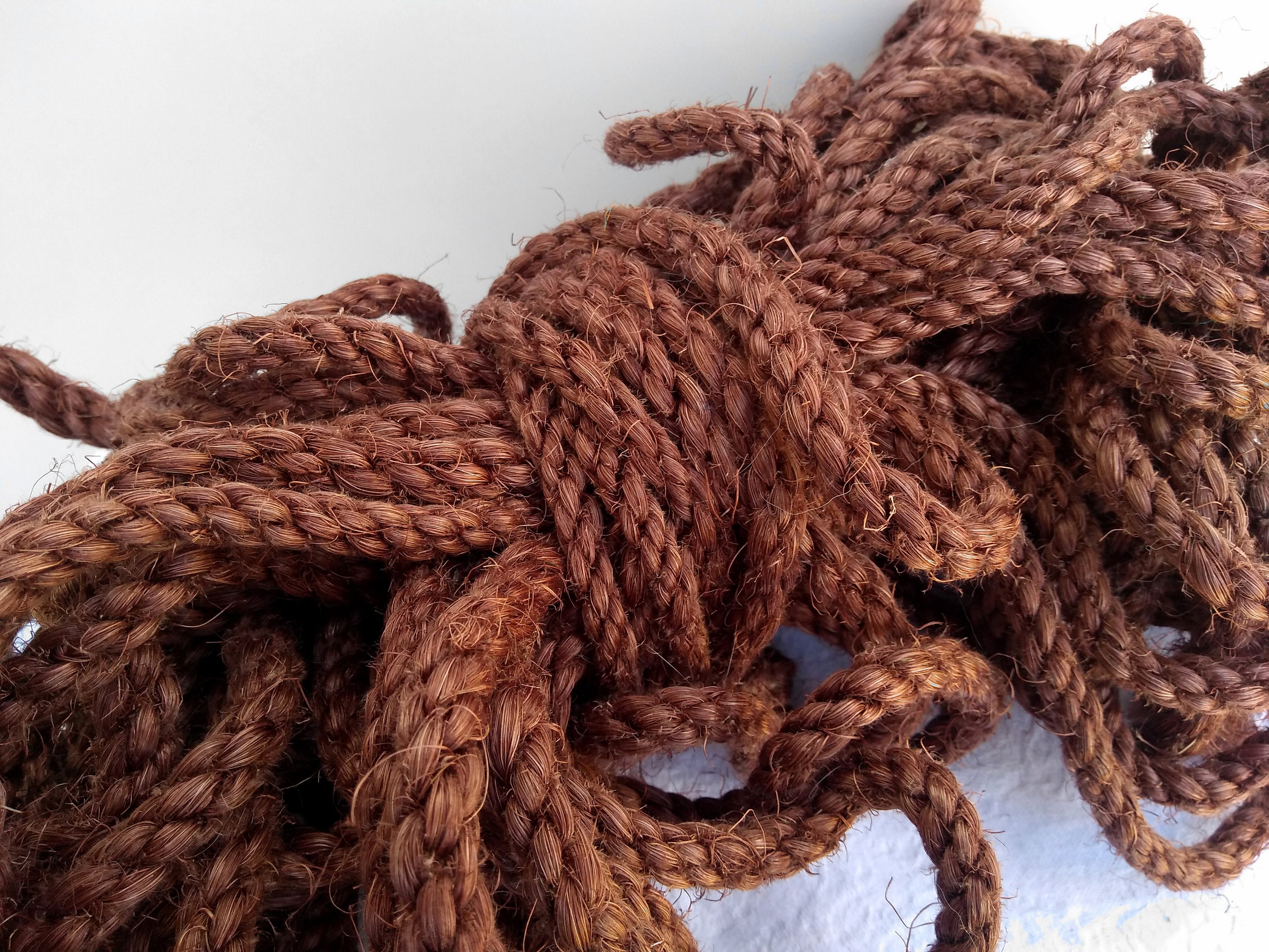 Dark Brown Rope, Chocolate Rope, Dyed Dark Brown Color: 1/4, 5/16, 3/8 or  1/2 -  Australia