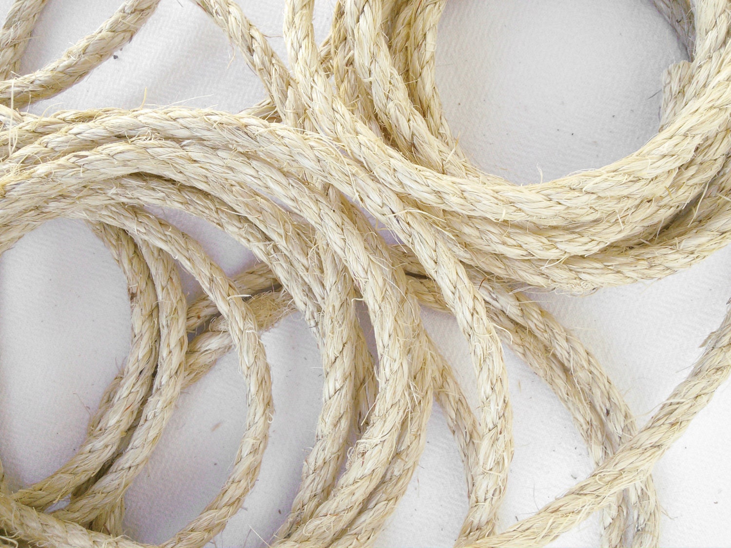 Twisted Cotton Rope - 1/4 Inch Rope in 10, 25, 50, and 100 Feet