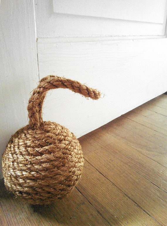 Sisal Rope Doorstop, Indoor Use, 3 Sizes Available, Decorative Rope Ball,  Natural or Dyed Sisal Door Stopper, Assorted Colors -  Canada