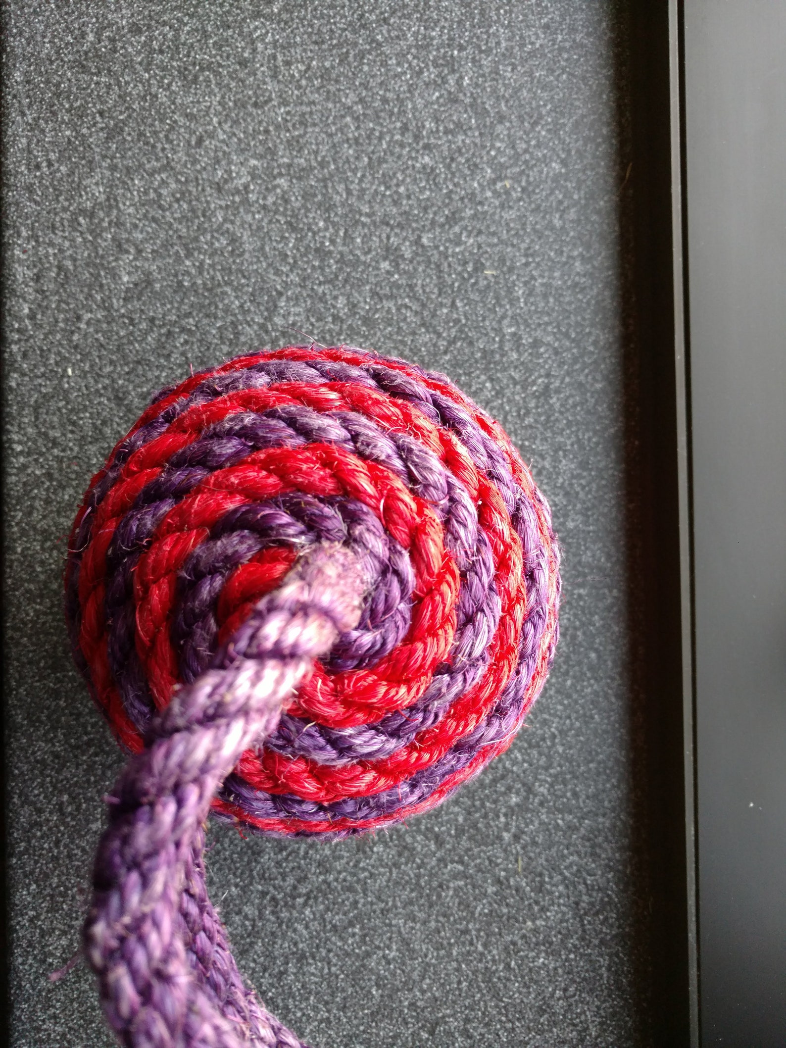 Red Sisal Rope, Dyed Chinese Red Color: 1/4