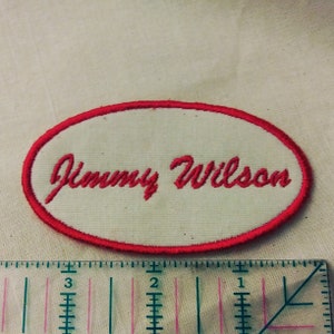 Gas Station name badge, custom patch, ween patch