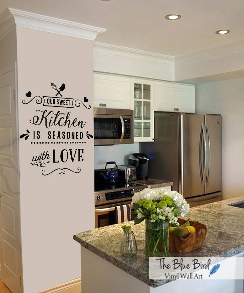 Kitchen Quote Decal Kitchen Wall Decal Lettering Decal Etsy