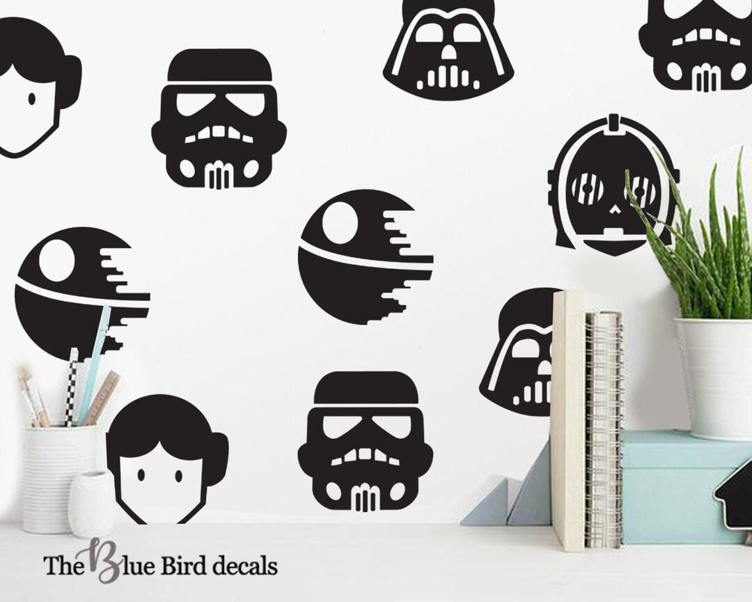 Star Wars Wall Decals Nursery Decor Galaxy Decor Nursery Etsy