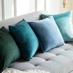 Etsy velvet sale pillows