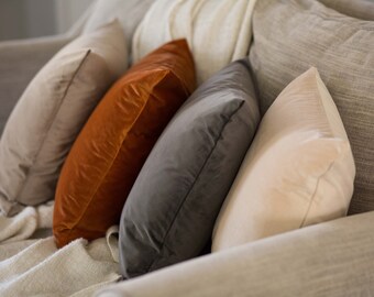 Velvet Throw Pillow Etsy