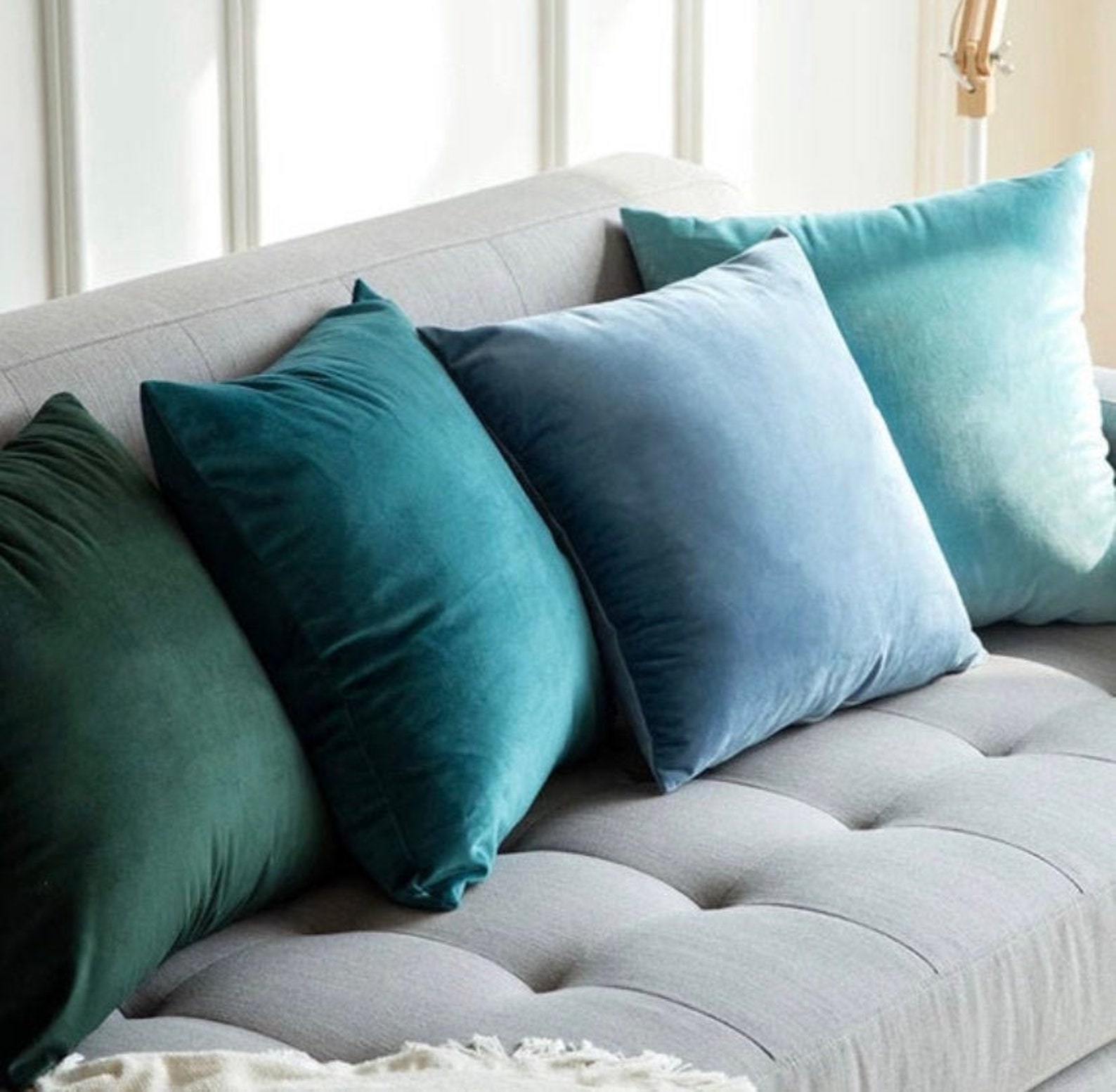 Image of Velvet Throw Pillow