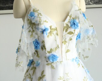 verona light blue floral print off the shoulder lace dress Metallic Lace Flare Dress – Ballin's LTD