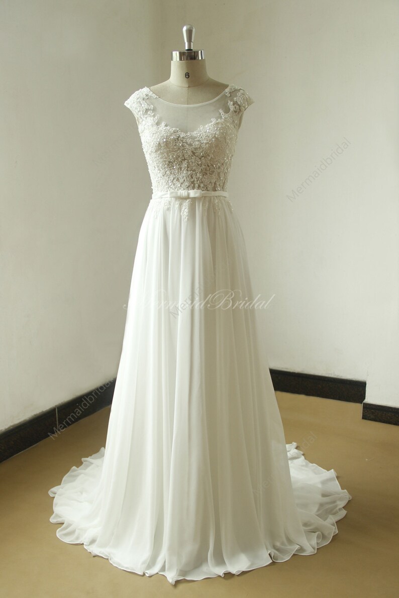See Thru Wedding Dress