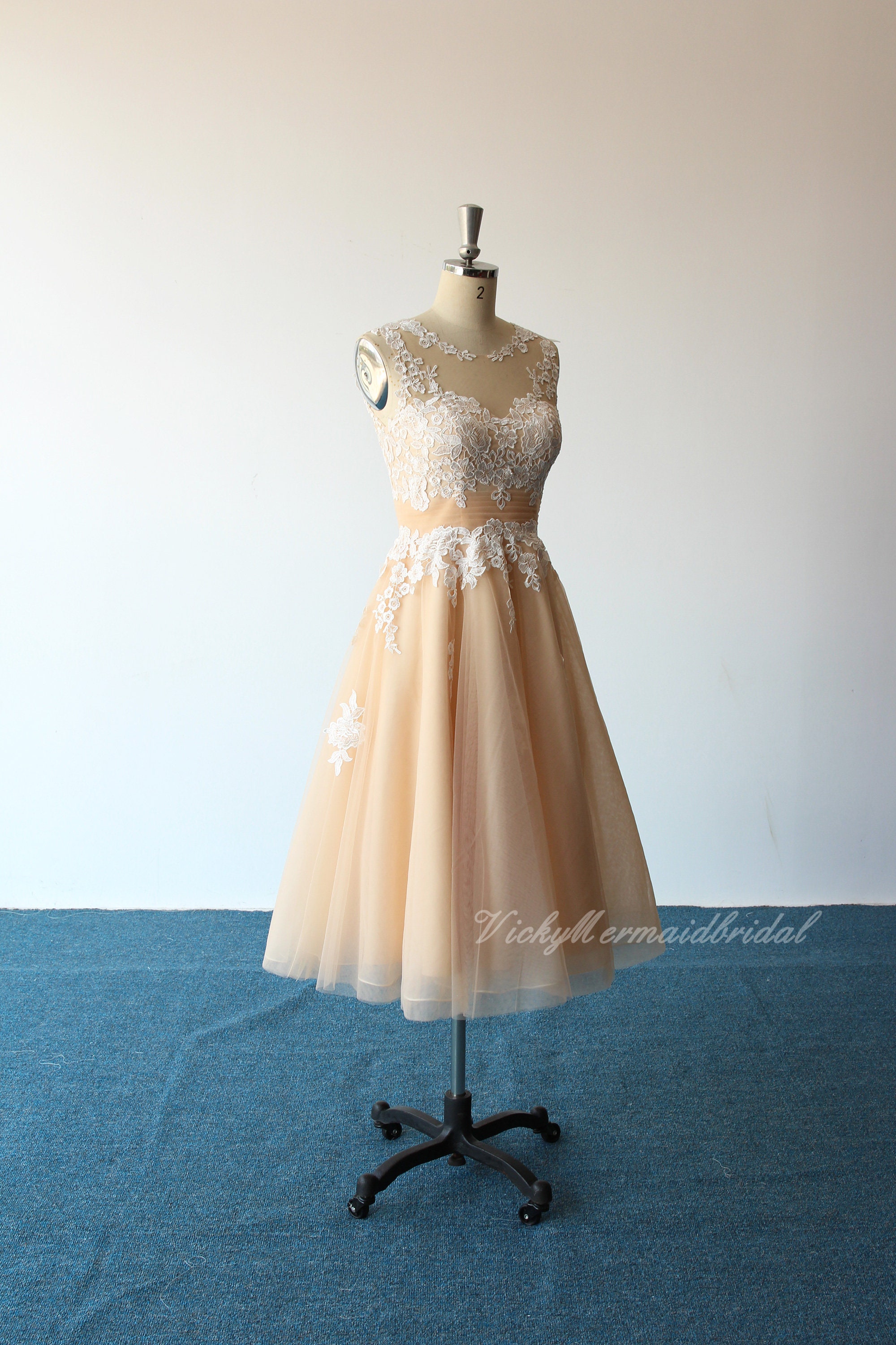 sachin and babi light blue dress Sexy Ruffles Champagne Tulle Kimono Strapless Puffy... From Haiyan4419,  $90.49 main image 0