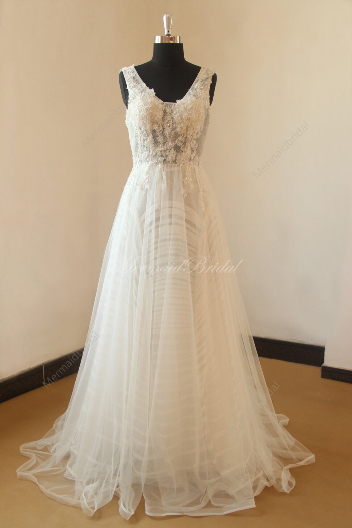 Ivory Lace Beading Lace Wedding Dress Etsy