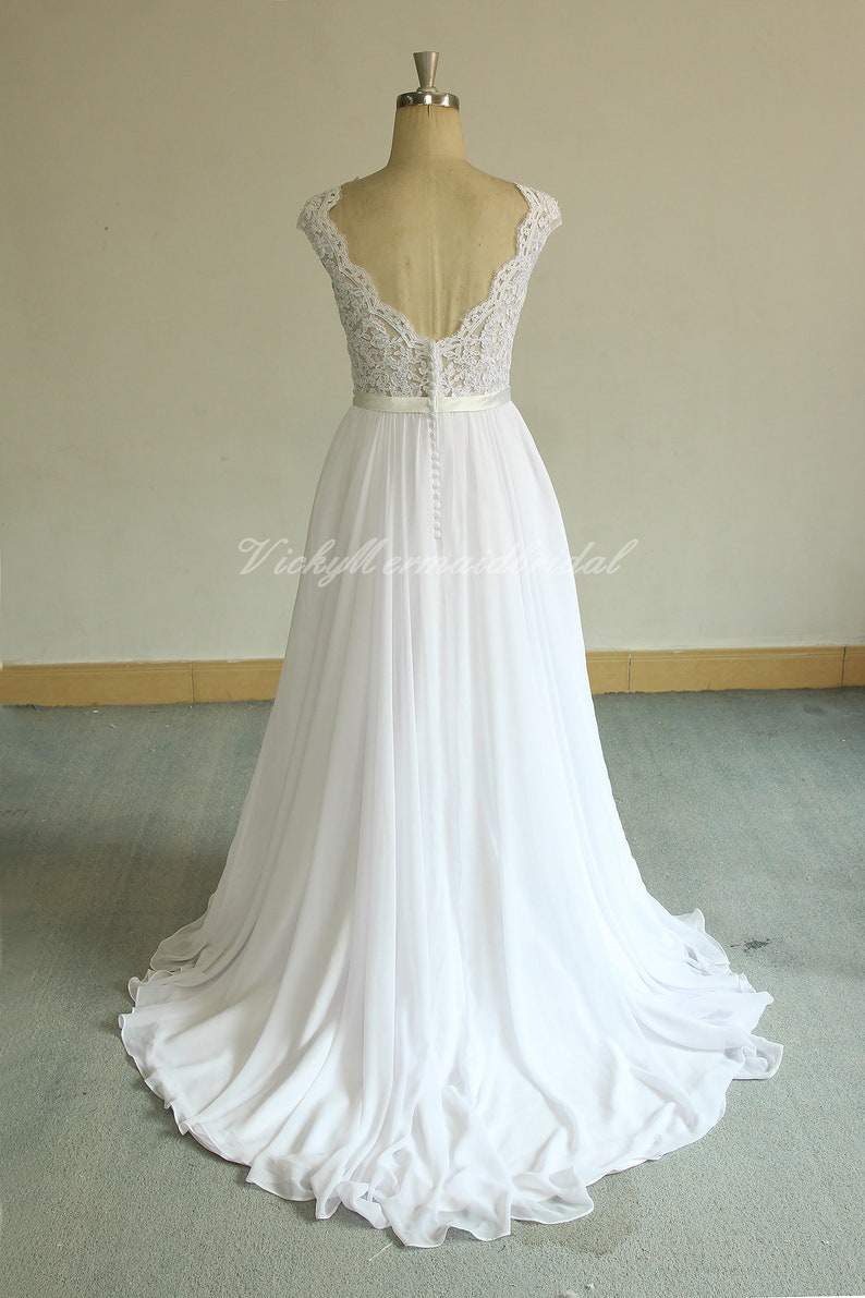 chiffon kleid boho