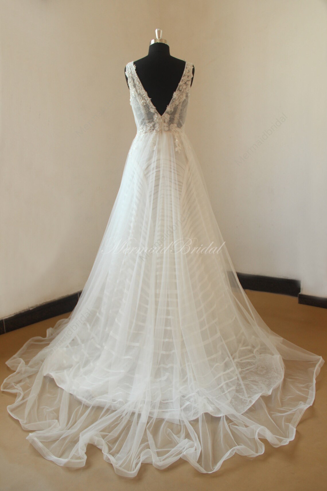 Ivory Lace Beading Lace Wedding Dress Etsy