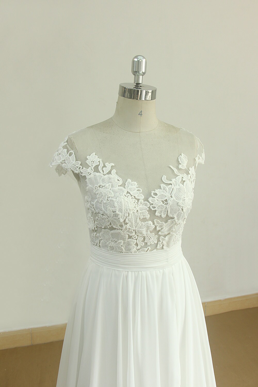 flowy ivory dress