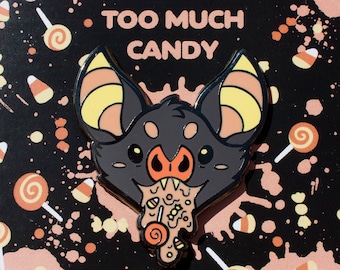 Barfy Batty Enamel Pin