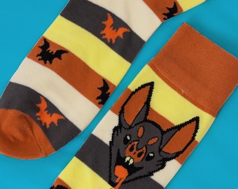 MISPRINT- Baddie Batty Crew Socks