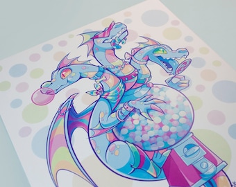 Gumball Hydra 8.5&quot; x 11&quot; Print
