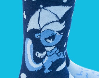 Only Women's Sizes Left* Skunk in the Rain Crew Socks