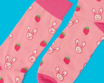 Strawbunny Crew Socks