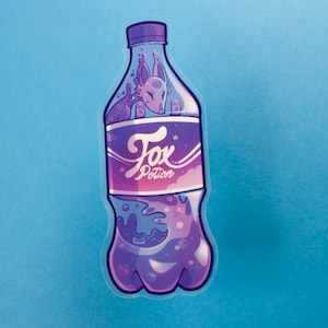 Fizzy Foxes Clear Sticker