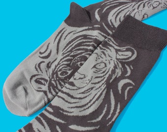 Only Women Sizes Left* Tiger Reflections Crew Socks