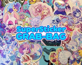 Super Sticker GRAB-BAG (3 random stickers)