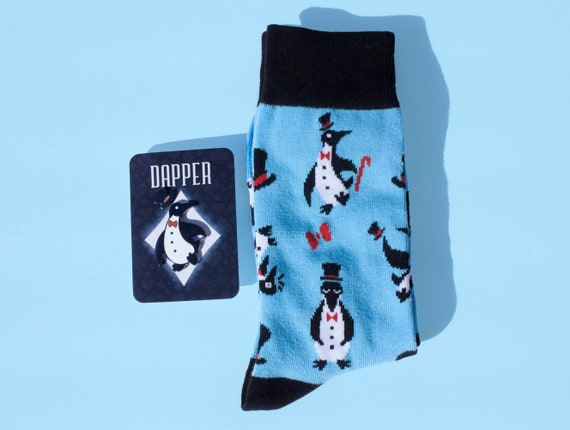 Dapper Penguin Socks+Pin Bundle