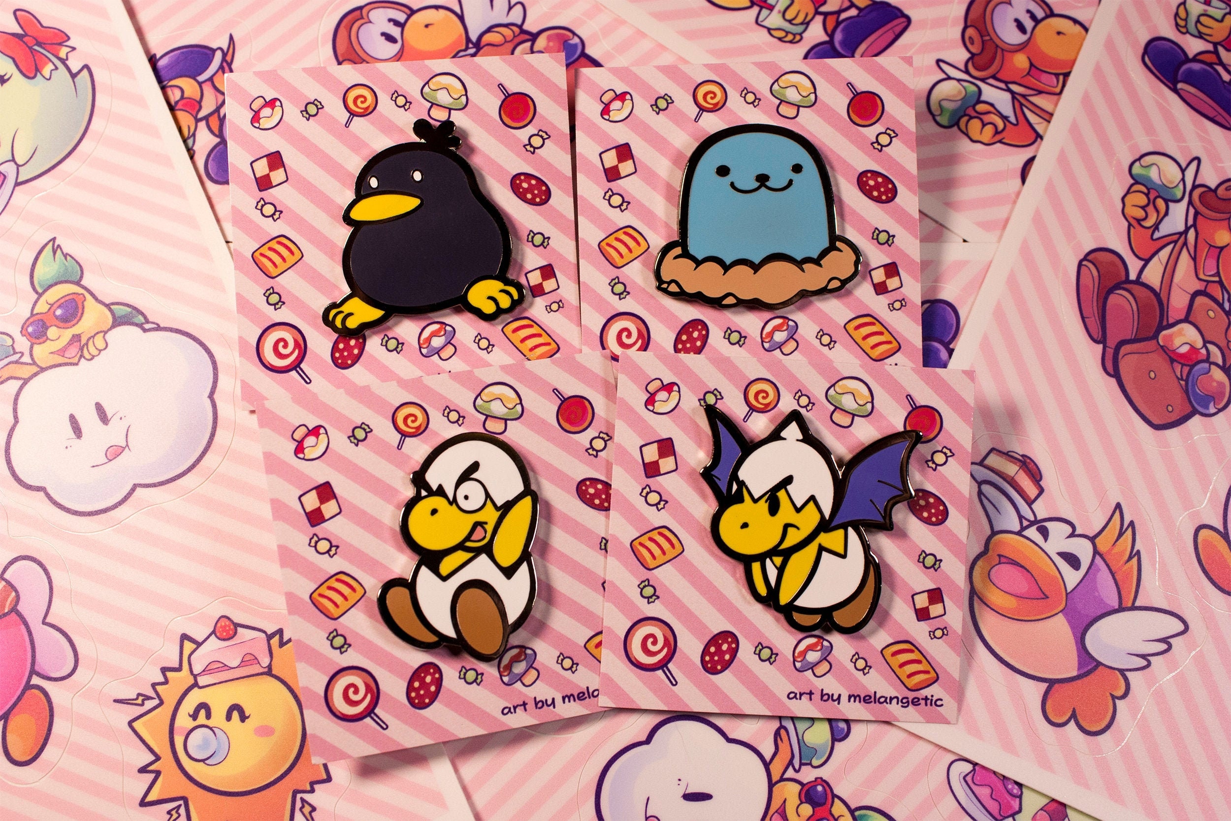 Paper BOYS Enamel Pins