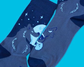 Only Women Sizes Left* Happy Howling Crew Socks