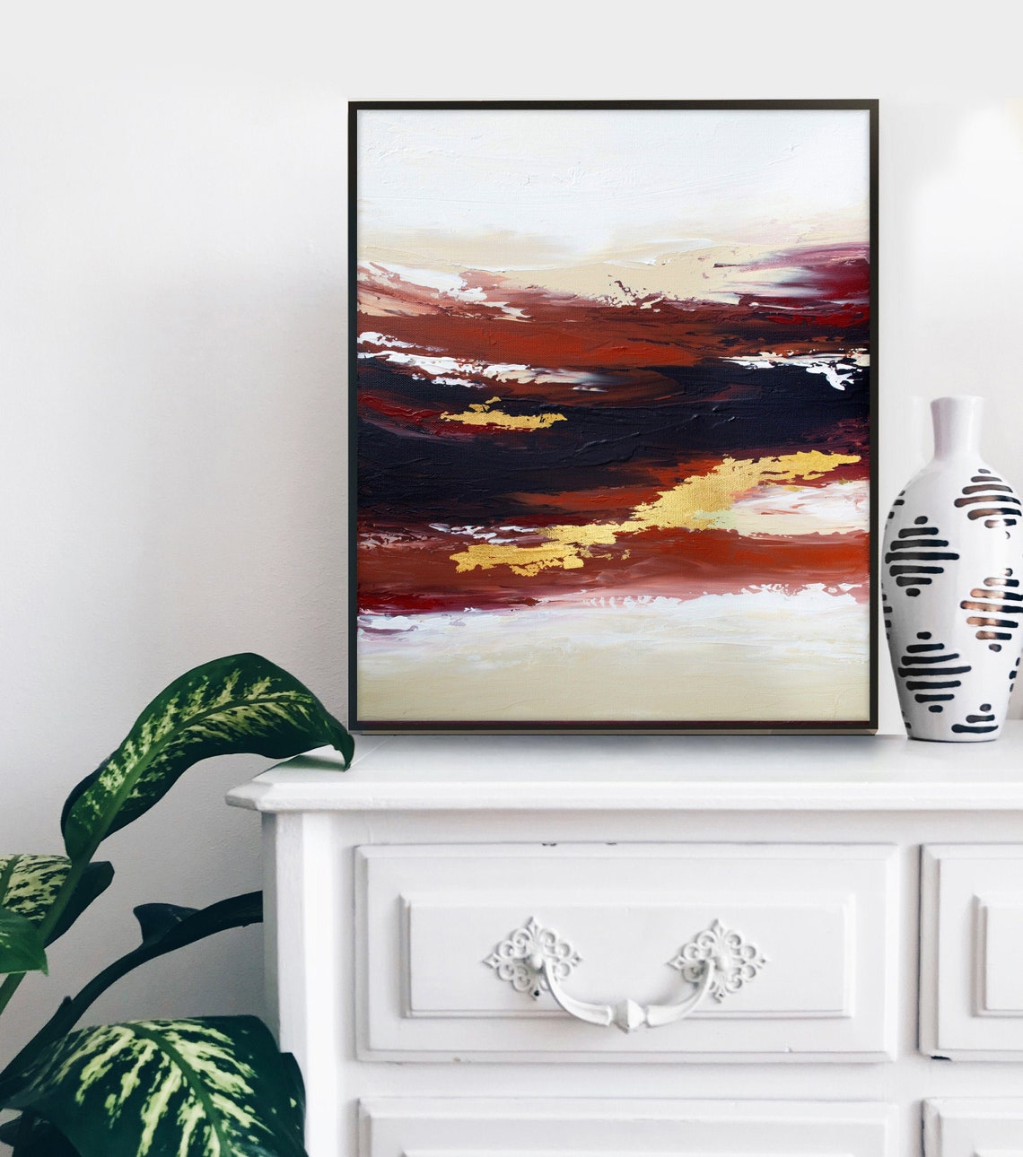 Southwest Painting Abstract Painting Abstract Wall Art Etsy