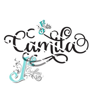 Camila - SVG / EPS / PNG - cut file