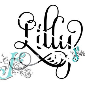 Lilly - SVG / EPS / PNG - cut file