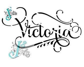 Victoria - SVG / EPS / PNG - cut file