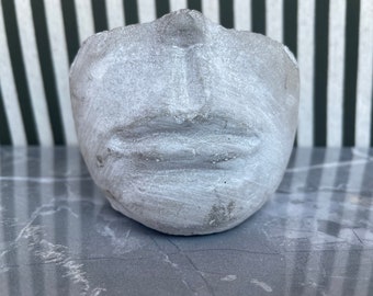 Cement Face Planter