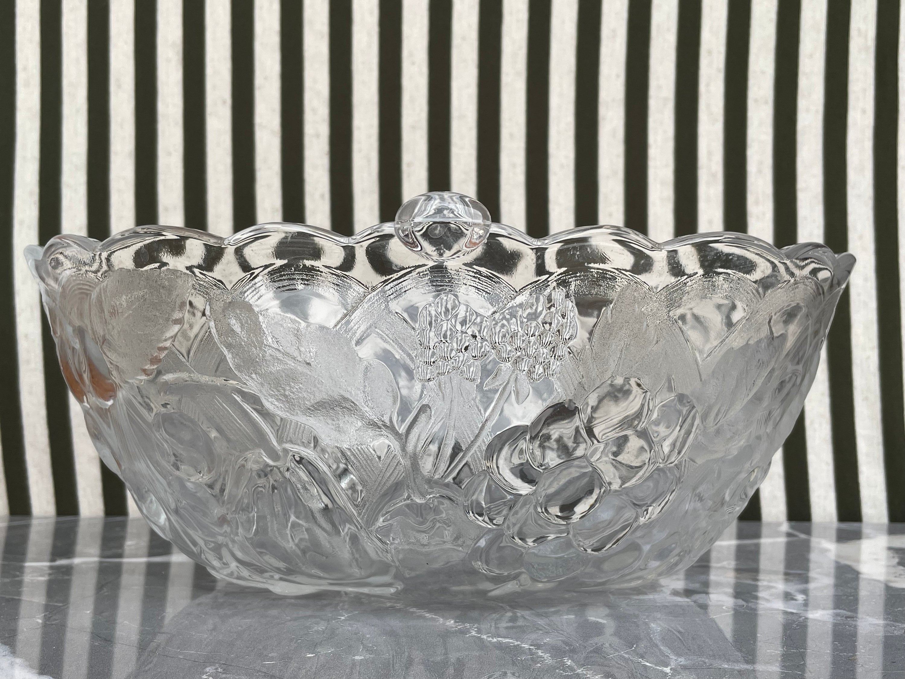 Stock Fast Delivery Glass Bowl High White Glass Serving Bowl Salad