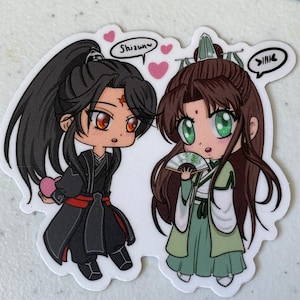 BingQiu Chibi Vinyl Sticker, SVSSS Scumbag System Decal