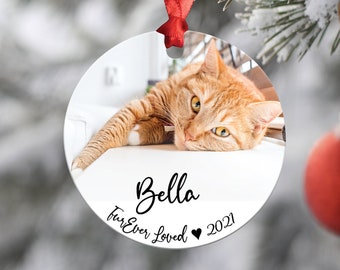 Meow Xmas Ornament Creawoo Cat Picture Ornament 2021 Christmas Cat Photo Frame Personalized Gift Holiday Hanging Pet Keepsake with Fish Dangle Wooden Christmas Tree Decoration Meow Xmas Ornament Creawoo Cat Picture Ornament 2021 Christmas Cat Photo Frame Personalized Gift Holiday Hanging Pet Keepsake with Fish Dangle Wooden Christmas Tree Decoration