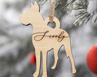 Custom Dog Ornament - Custom Pet Ornament - Dog Ornament Personalized - Personalized Dog Ornament - Great Dane