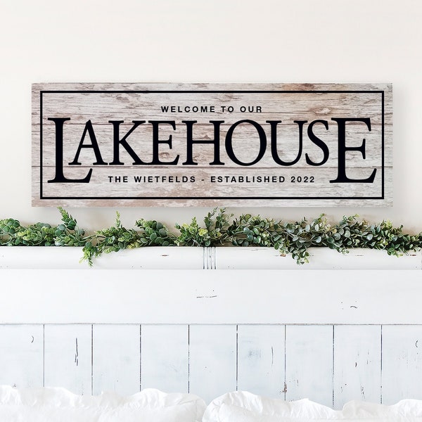 Lakehouse Decor, Lake House Decor, Lakehouse Art, Lake House Sign, Lakehouse Sign, Lake House Gifts, Lake Cabin Decor, Lake Home Decor