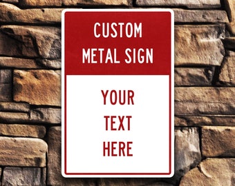 Custom Parking Sign, Reserved Parking, Mancave Gift, Custom Metal Sign, Custom Sign Gift, Customer Parking Sign, Metal Parking Sign