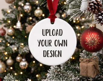 Personalized Photo Christmas Ornament: Aluminum Family Keepsake