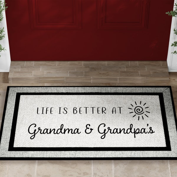 Grandparents Doormat Etsy