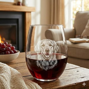 Custom Wine Glass - Etsy