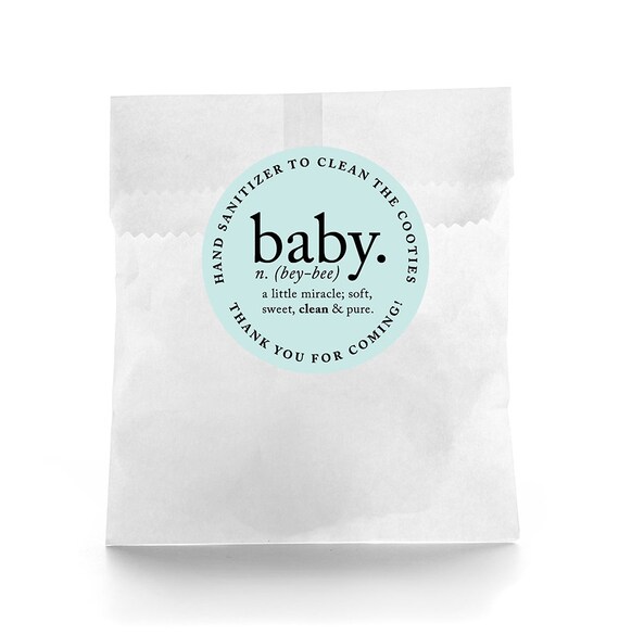 Baby Hand Sanitizer Baby Shower Favor Labels Baby Shower Favor