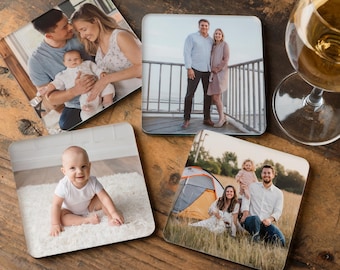 Personalized Photo Coasters: Custom Acrylic Drink Coasters