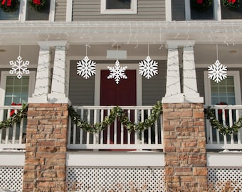 Hanging Snowflakes, Christmas Decorating, Snowflake Decor