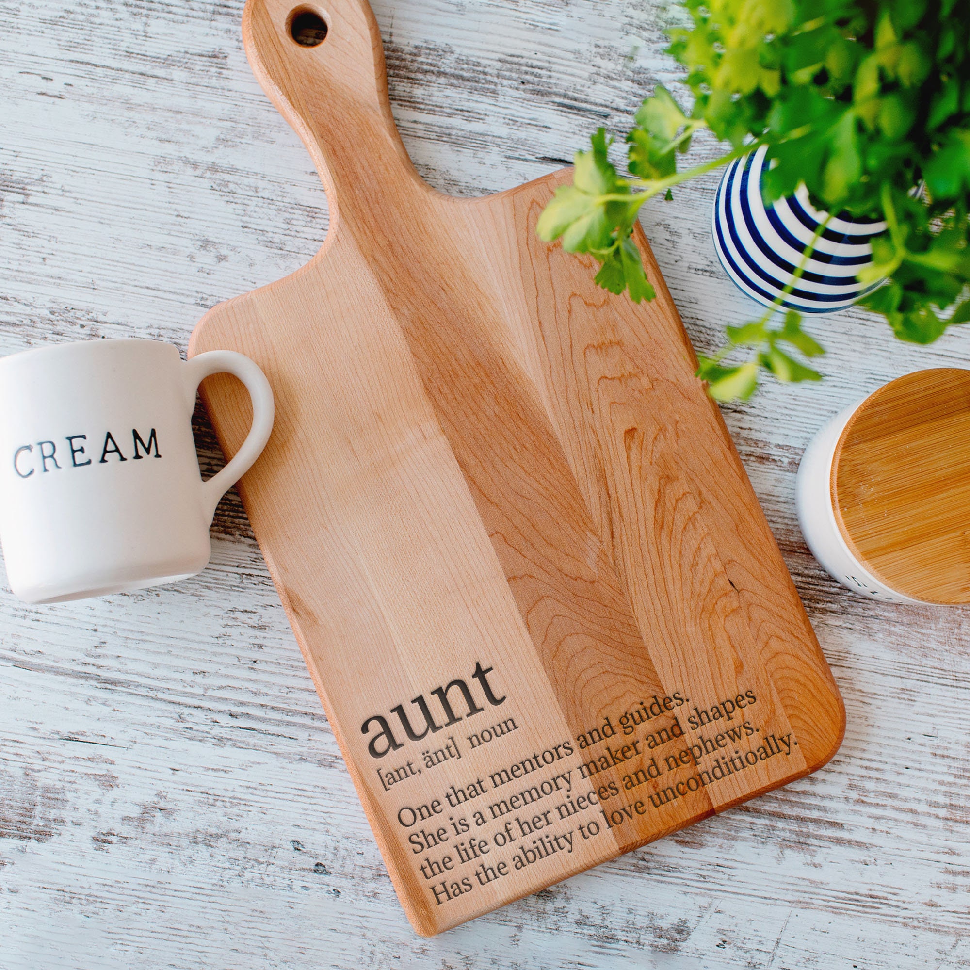  Aunt Gifts，Gifts for Aunt Christmas, Aunt Gifts from Niece, Cutting  Boards Gift with Utensil Set, Unique Engraved Bamboo Cutting Board Present  for Aunt Birthday, Christmas: Home & Kitchen