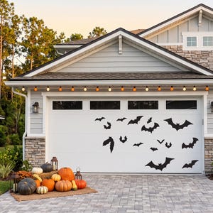 Magnetic Bats, Halloween Bat Decoration, Horror Outdoor Decorating, Garage Magnets
