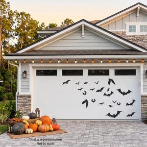 Magnetic Bats, Halloween Bat Decoration, Horror Outdoor Decorating, Garage Magnets